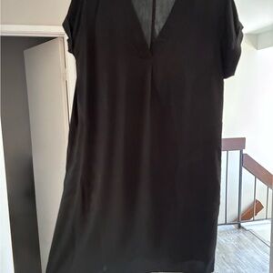 GAP Cotton Loose Fit Dress Black Size Medium